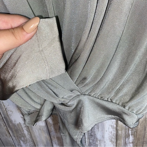 Intimately Free People Turnt Oxide Silver Metallic Bodysuit XS - Picture 4 of 9